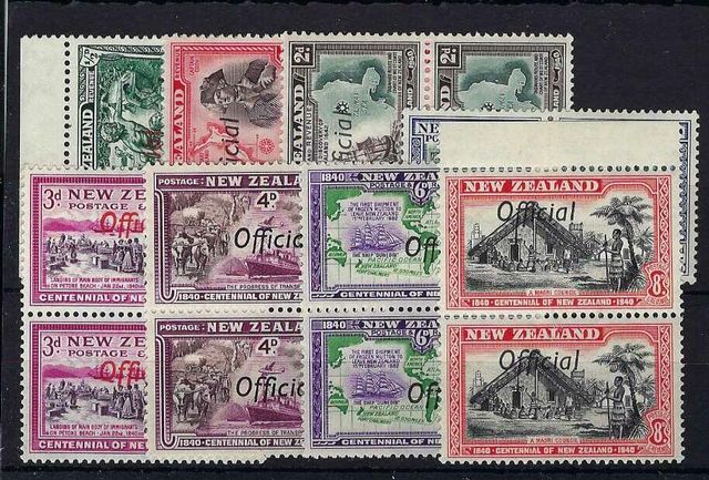Image of New Zealand O141a/149a LMM
